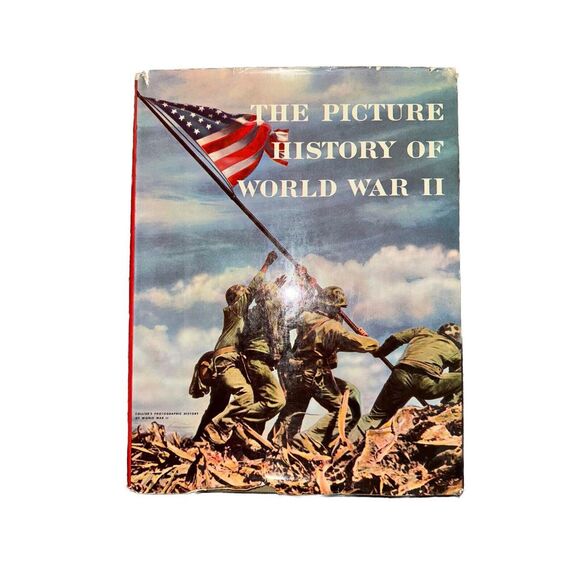Collier's The Picture History of World War II 1939-1945 Grosset & Dunlap 1946 - Picture 1 of 7